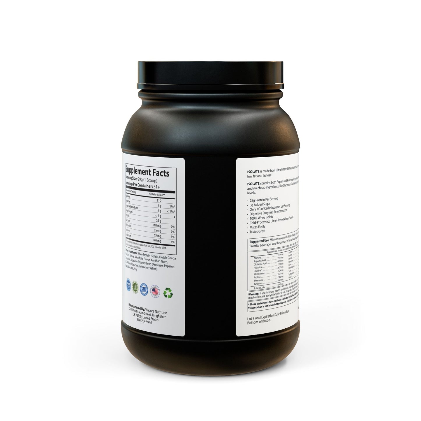 MP X Whey Isolate Protein Supplement (907g, 2lb)