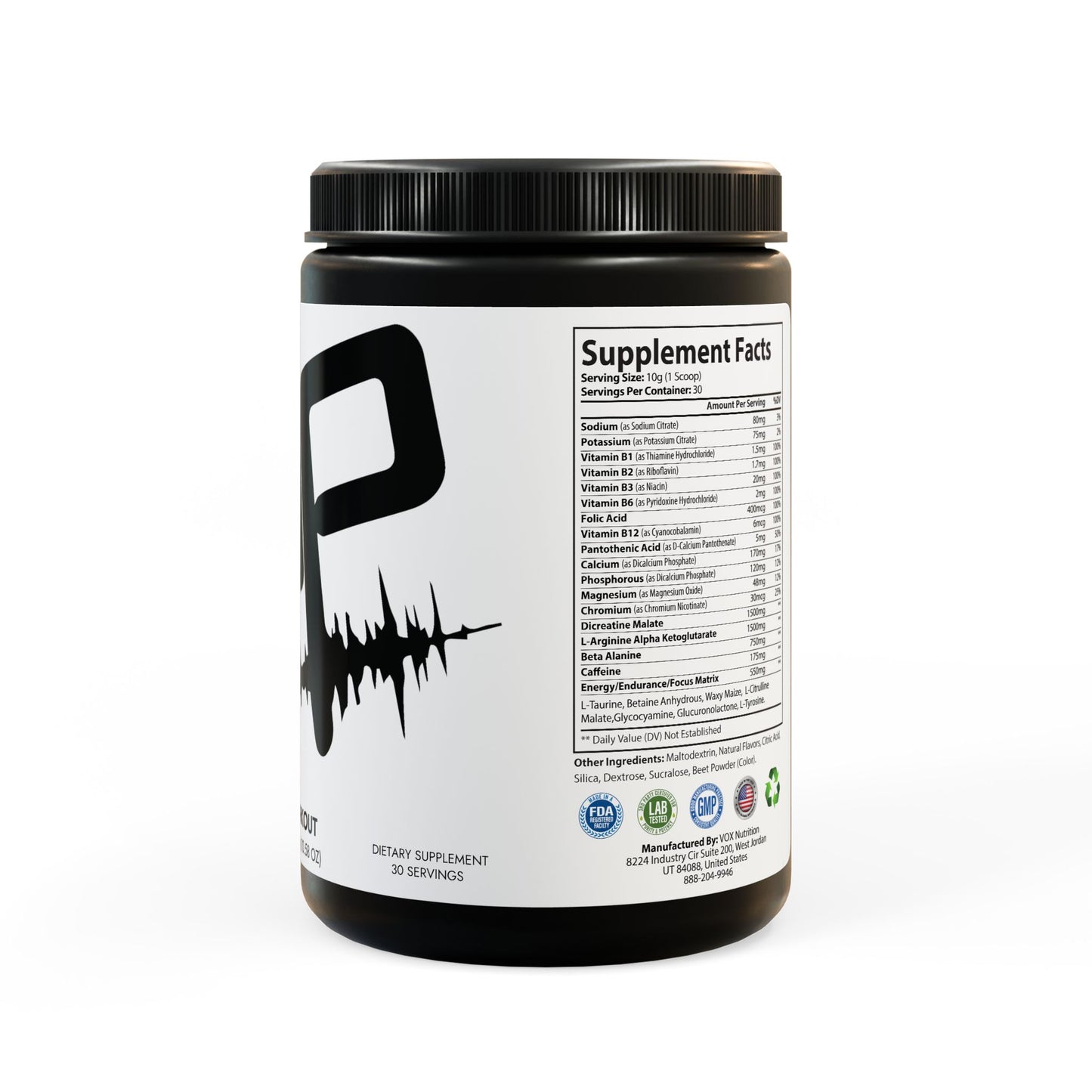 Pre-Workout Supplement, Watermelon (300g, 10.58oz)