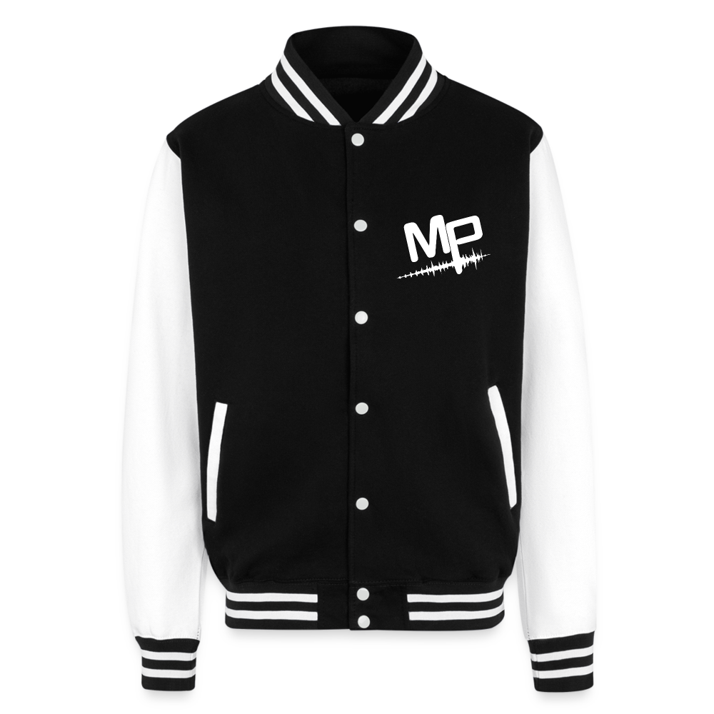 Maximum Potential Letterman Jacket - black/white