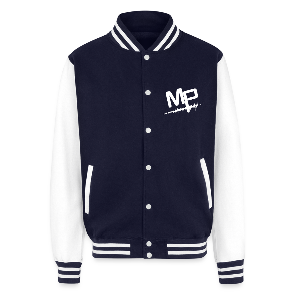 Maximum Potential Letterman Jacket - navy/white